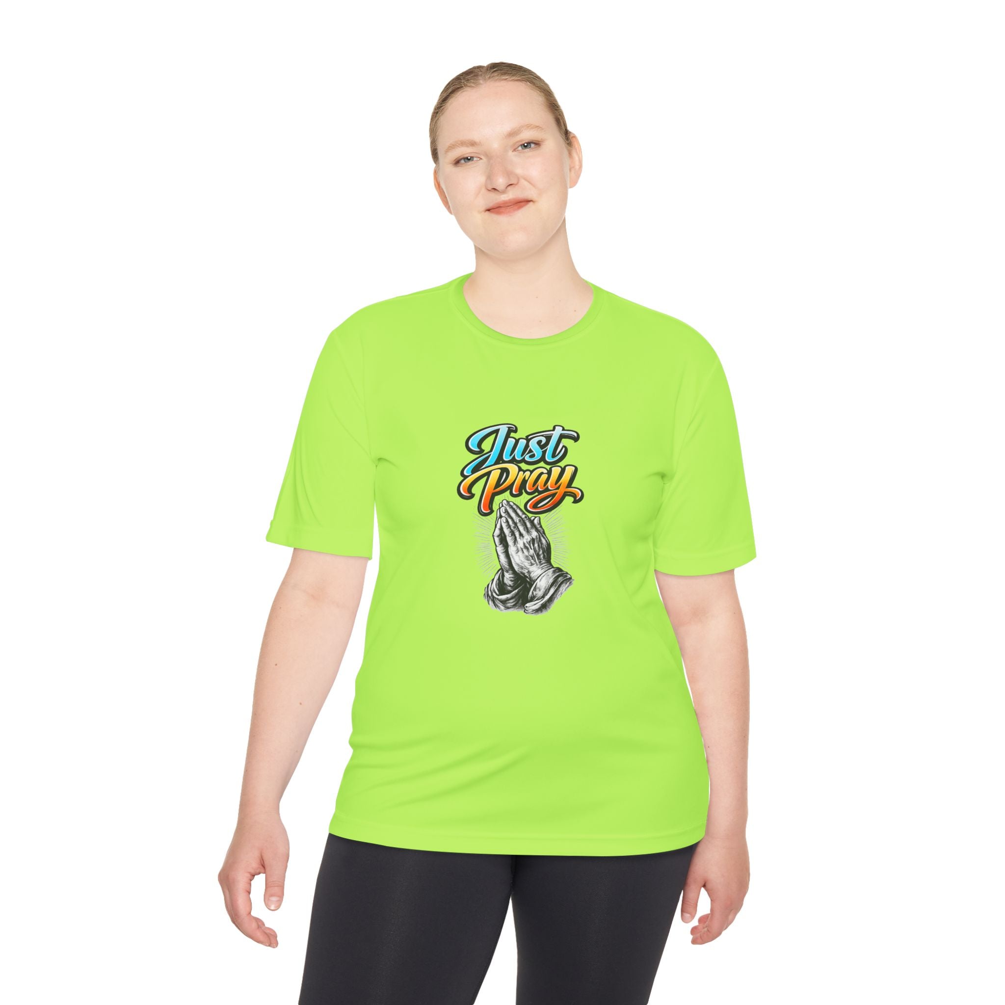 Just Pray Graphic Tee – Praying Hands Faith T-Shirt