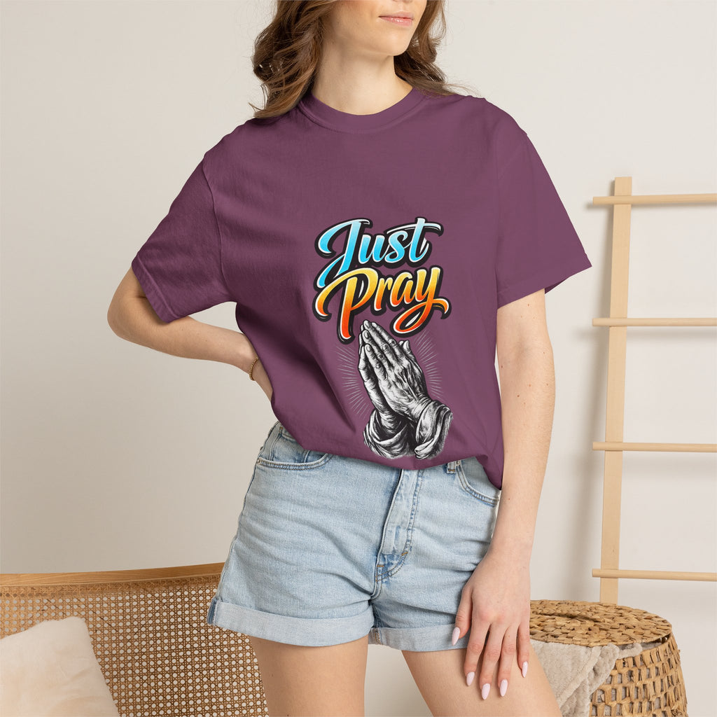 Just Pray T-Shirt — Praying Hands Graphic Tee