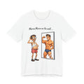 Funny 'Mirror, Mirror on the Wall' T‑Shirt — Hilarious Before & After Muscle Tee
