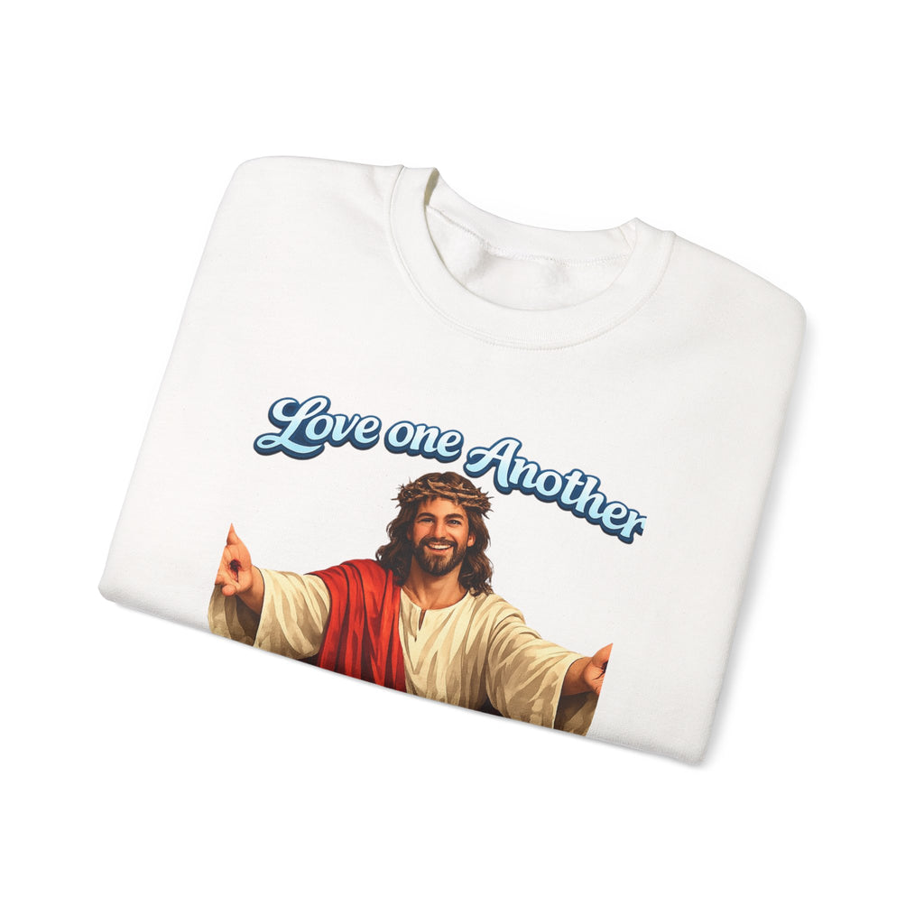 Jesus "Love One Another" Crewneck Sweatshirt