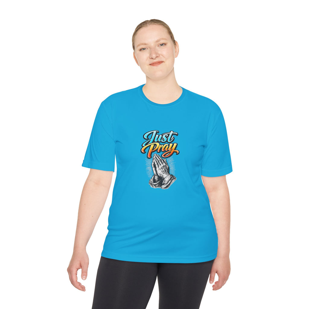 Just Pray Graphic Tee – Praying Hands Faith T-Shirt