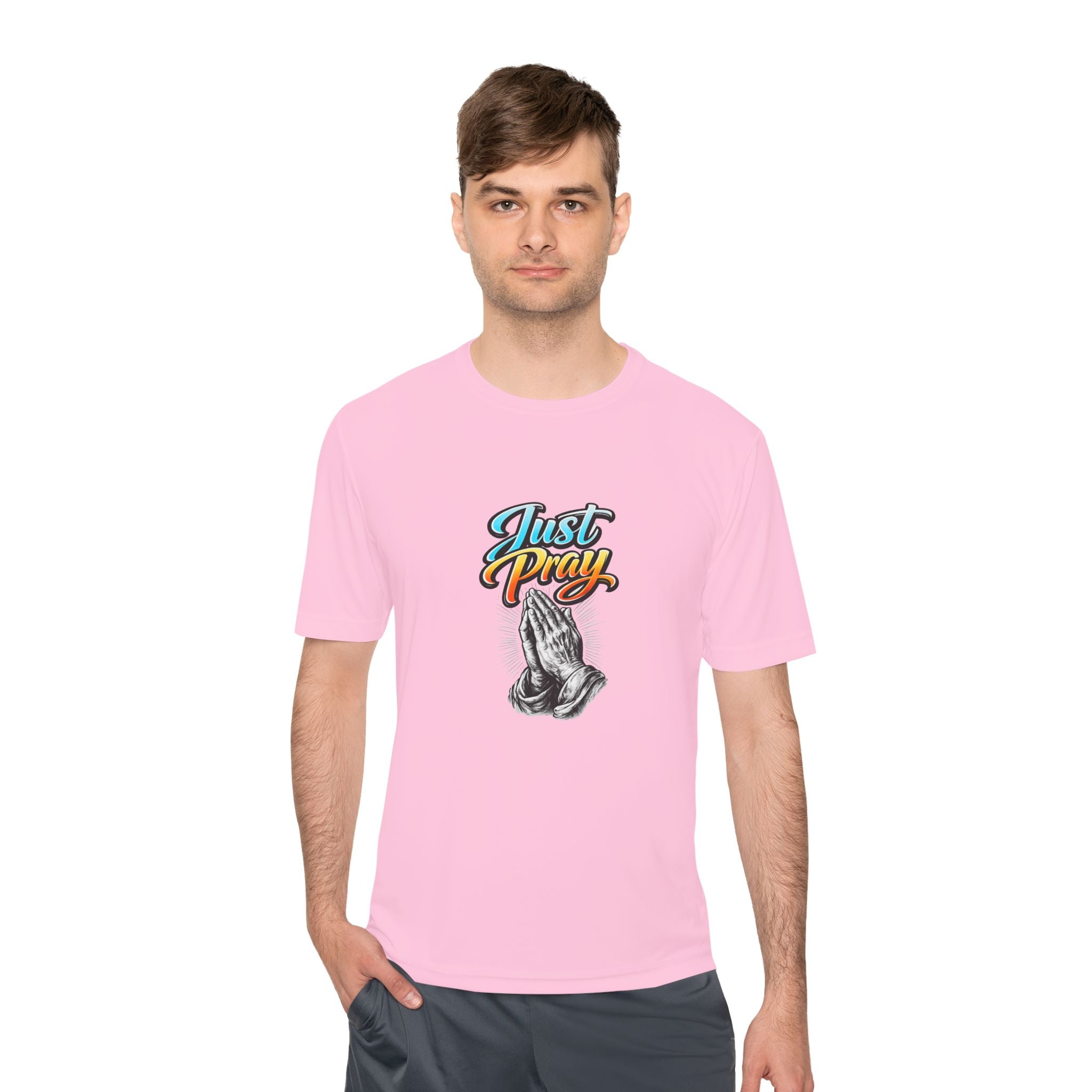 Just Pray Graphic Tee – Praying Hands Faith T-Shirt