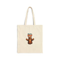 Tote Bag — Vintage Bear "Hug" Canvas Tote (Eco Grocery & Market Bag)