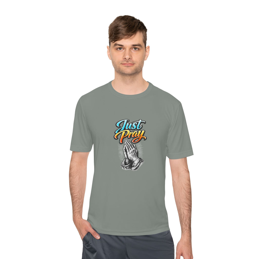 Just Pray Graphic Tee – Praying Hands Faith T-Shirt