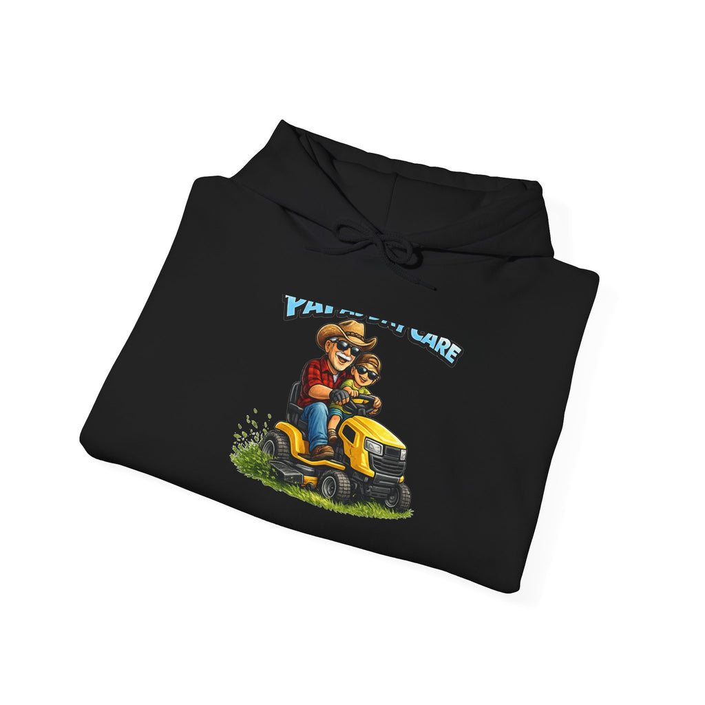 Lawn Mower Dad Hoodie – Vintage 'Yard Workin' Proud' Graphic Sweatshirt