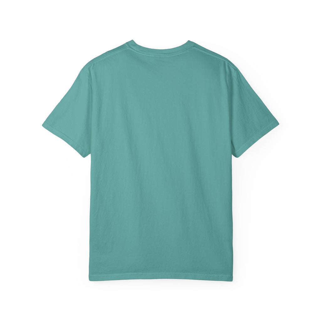 Papa's Day Care T-Shirt — Dad & Kid Riding Lawn Mower Father’s Day Tee
