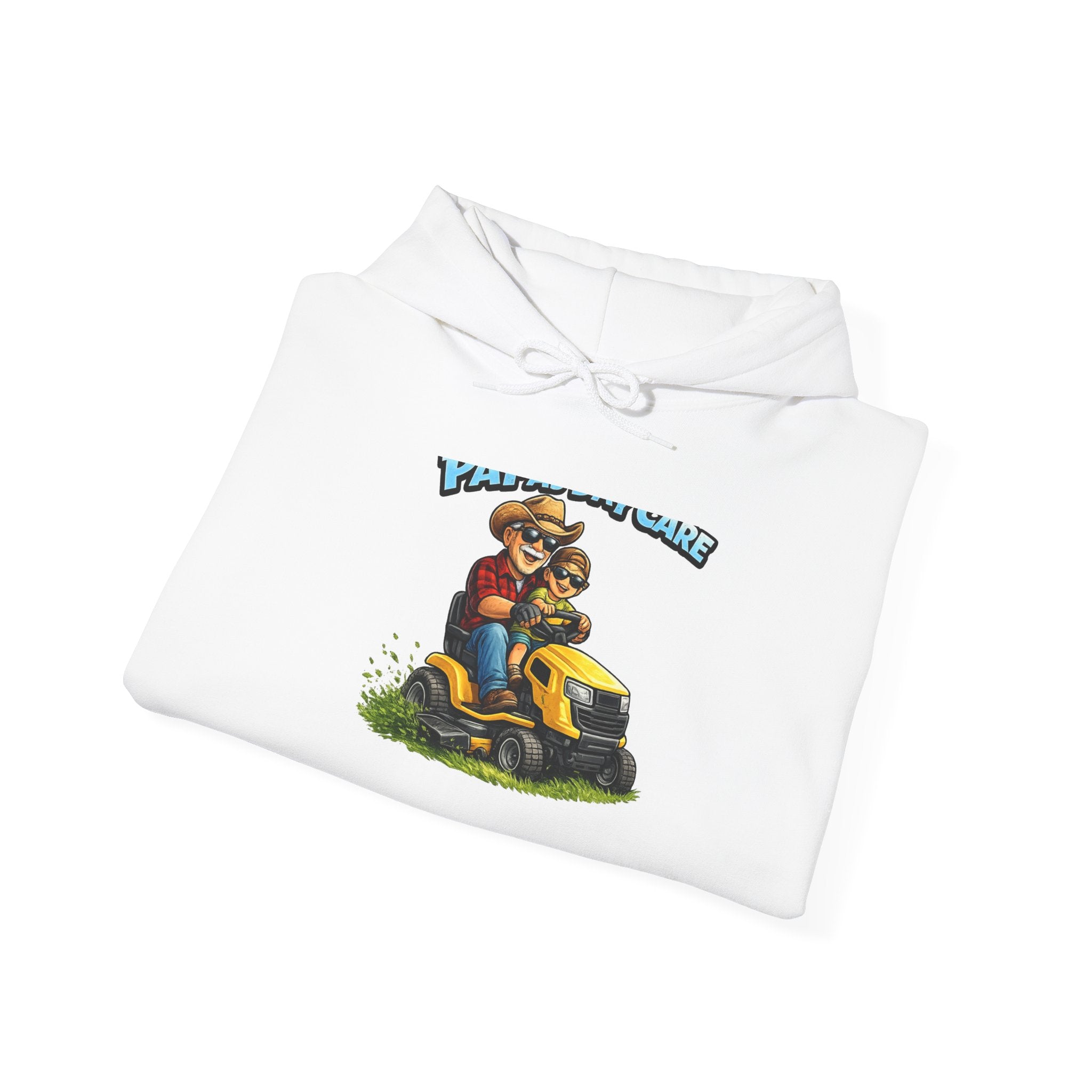 Lawn Mower Dad Hoodie – Vintage 'Yard Workin' Proud' Graphic Sweatshirt