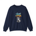 Just Pray Crewneck Sweatshirt — Praying Hands Graphic Religious Sweatshirt