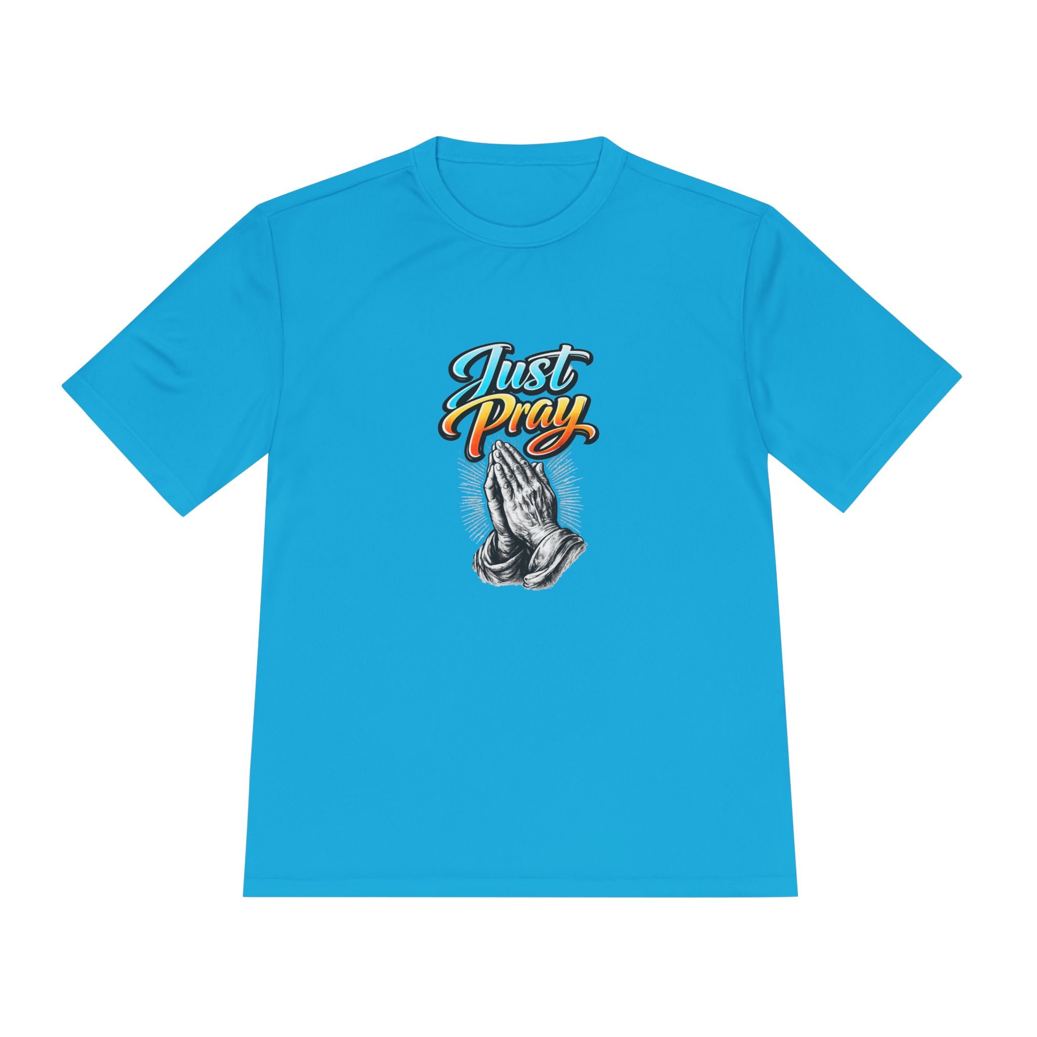 Just Pray Graphic Tee – Praying Hands Faith T-Shirt