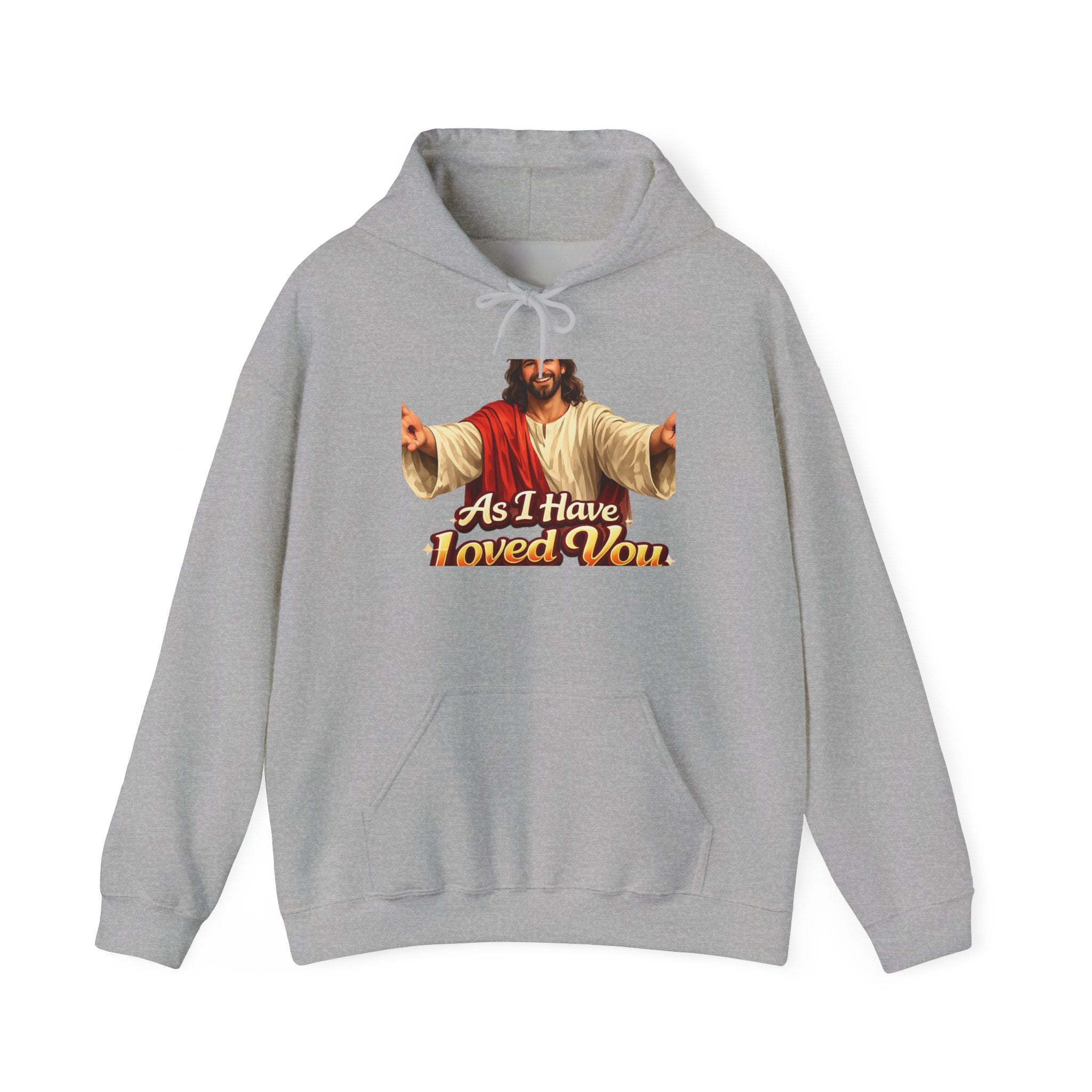 Jesus 'As I Have Loved You' Hoodie — Christian Faith Graphic Hoodie