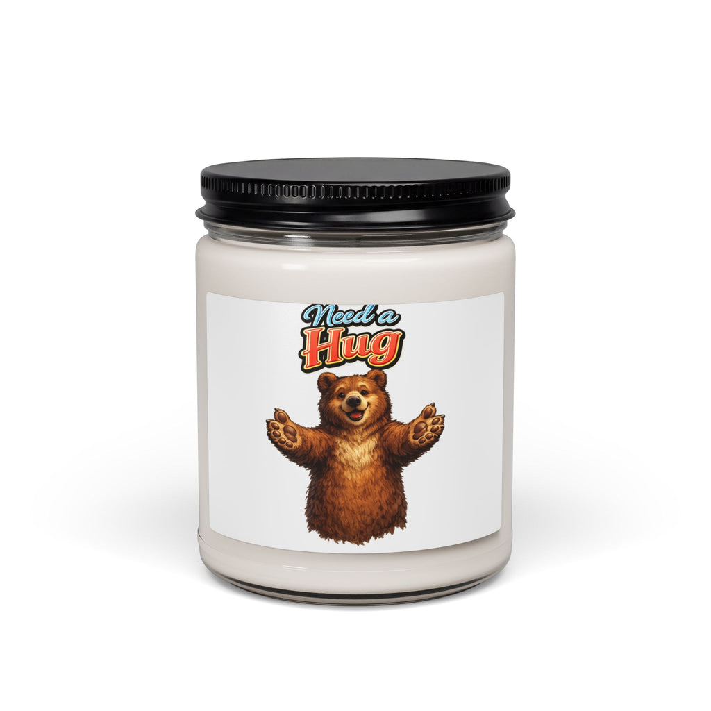Need a Hug Bear Scented Soy Candle — 9oz Comfort & Cozy Gift