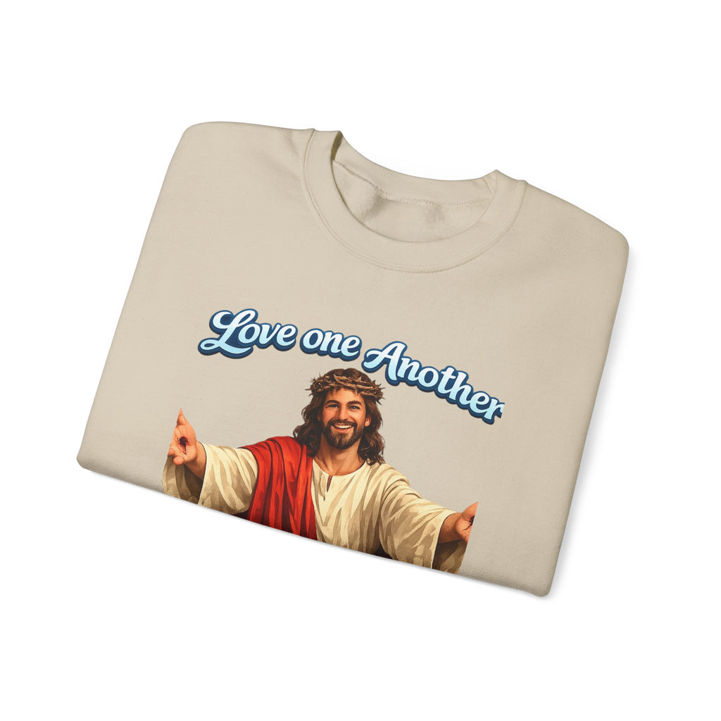 Jesus "Love One Another" Crewneck Sweatshirt