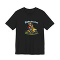Papa’s Day Care Lawn Mower Tee — Funny Father & Kid Riding Graphic T-Shirt