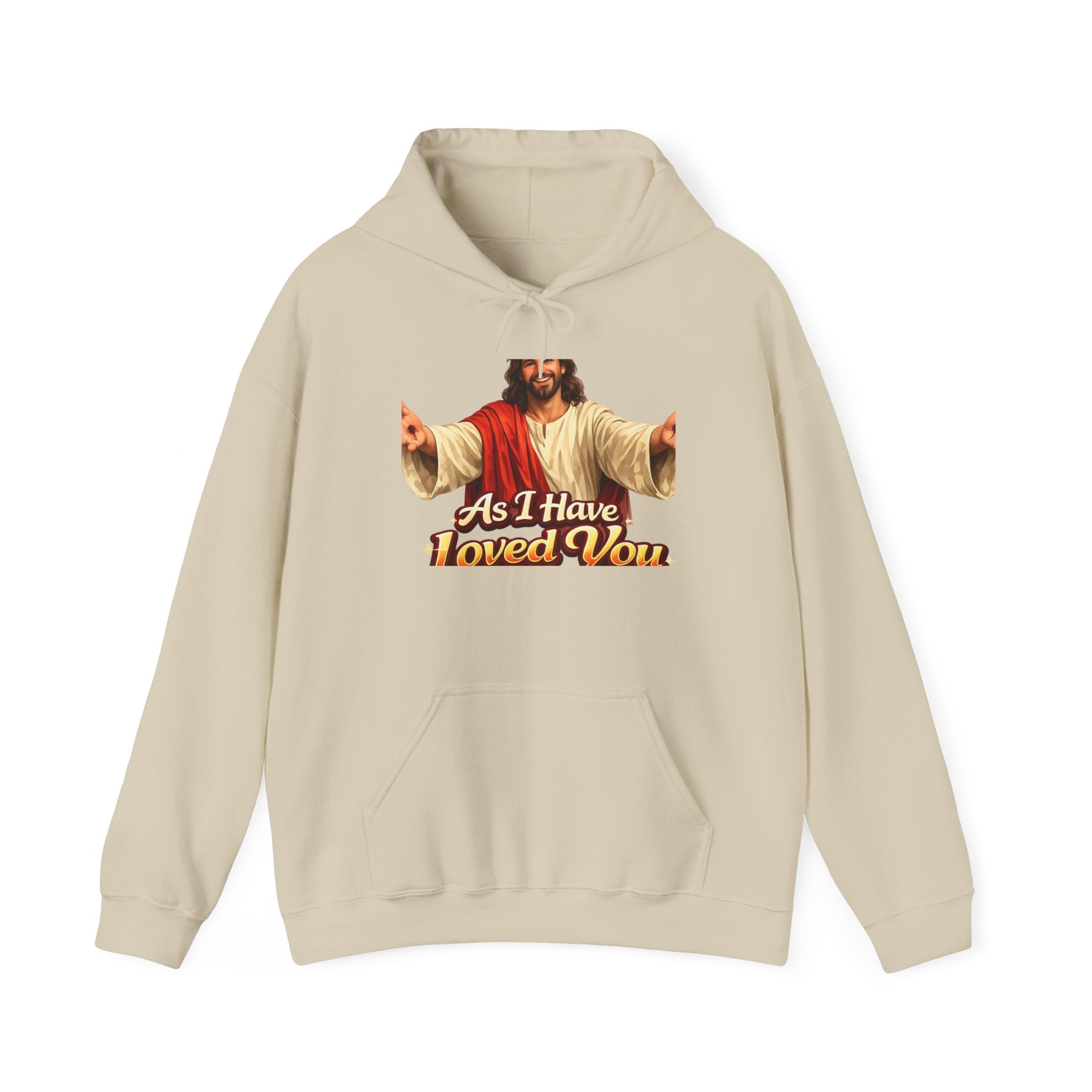Jesus 'As I Have Loved You' Hoodie — Christian Faith Graphic Hoodie