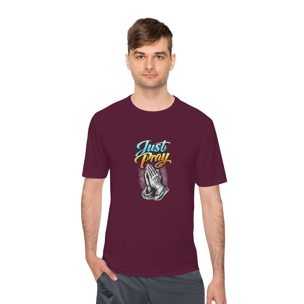 Just Pray Graphic Tee – Praying Hands Faith T-Shirt