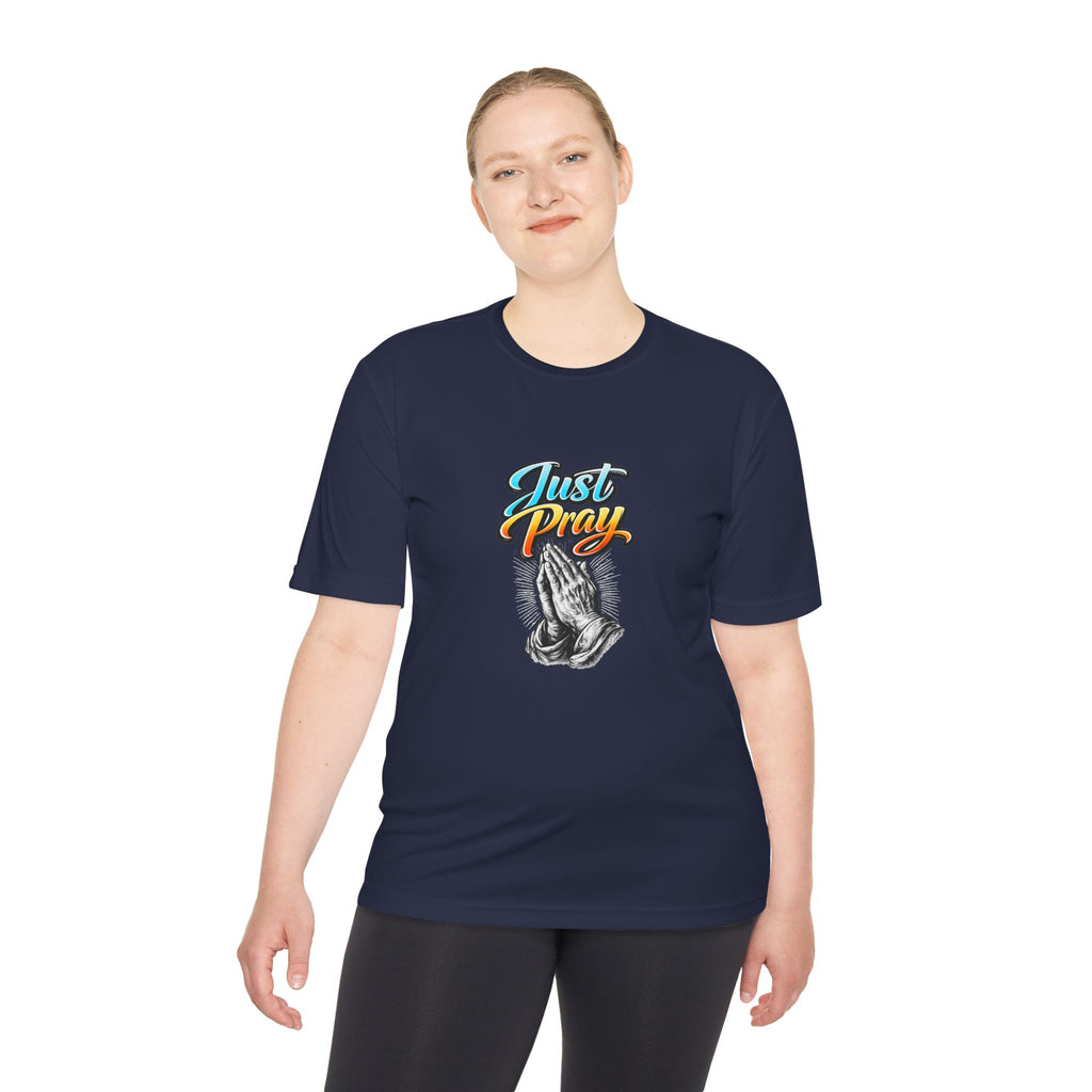 Just Pray Graphic Tee – Praying Hands Faith T-Shirt