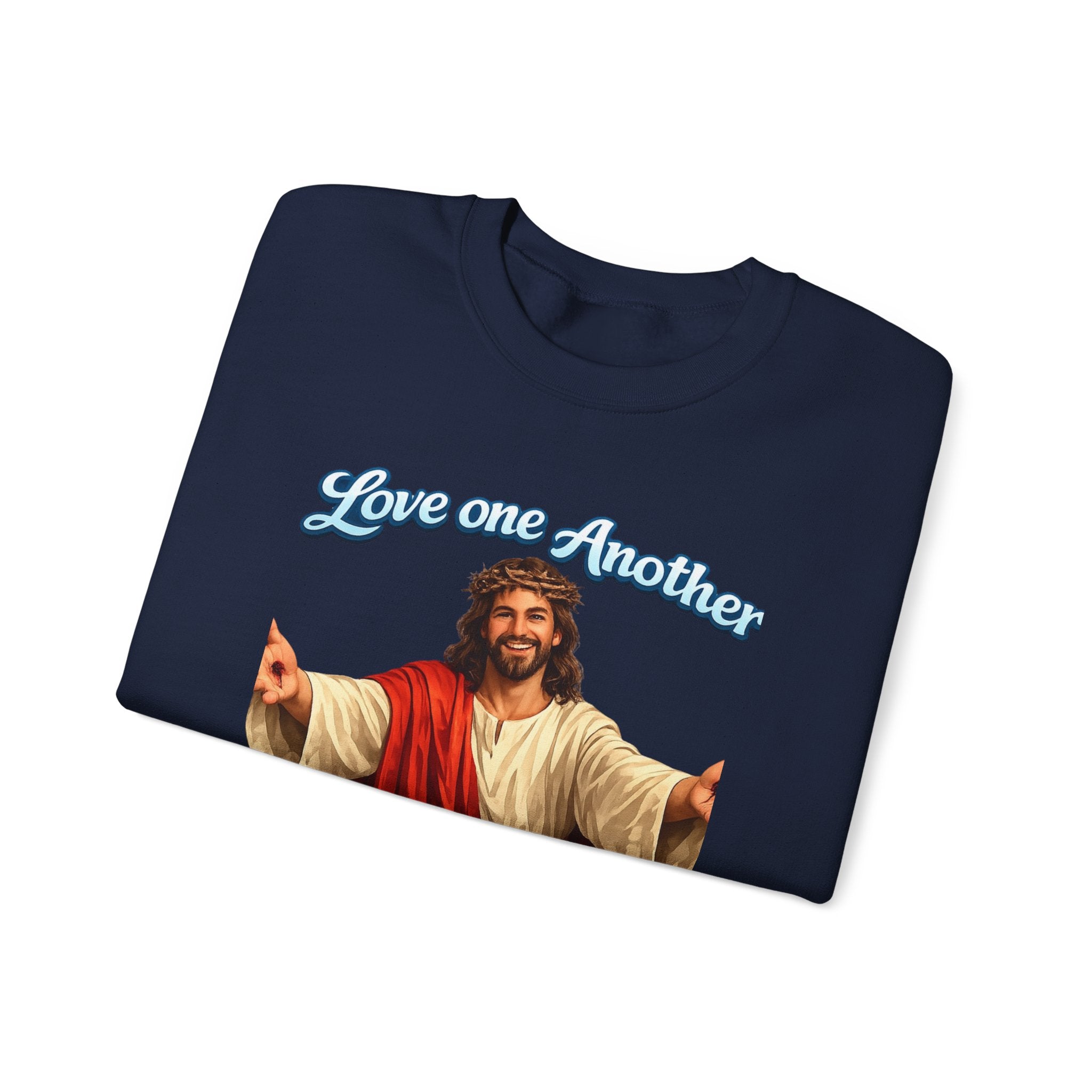 Jesus "Love One Another" Crewneck Sweatshirt