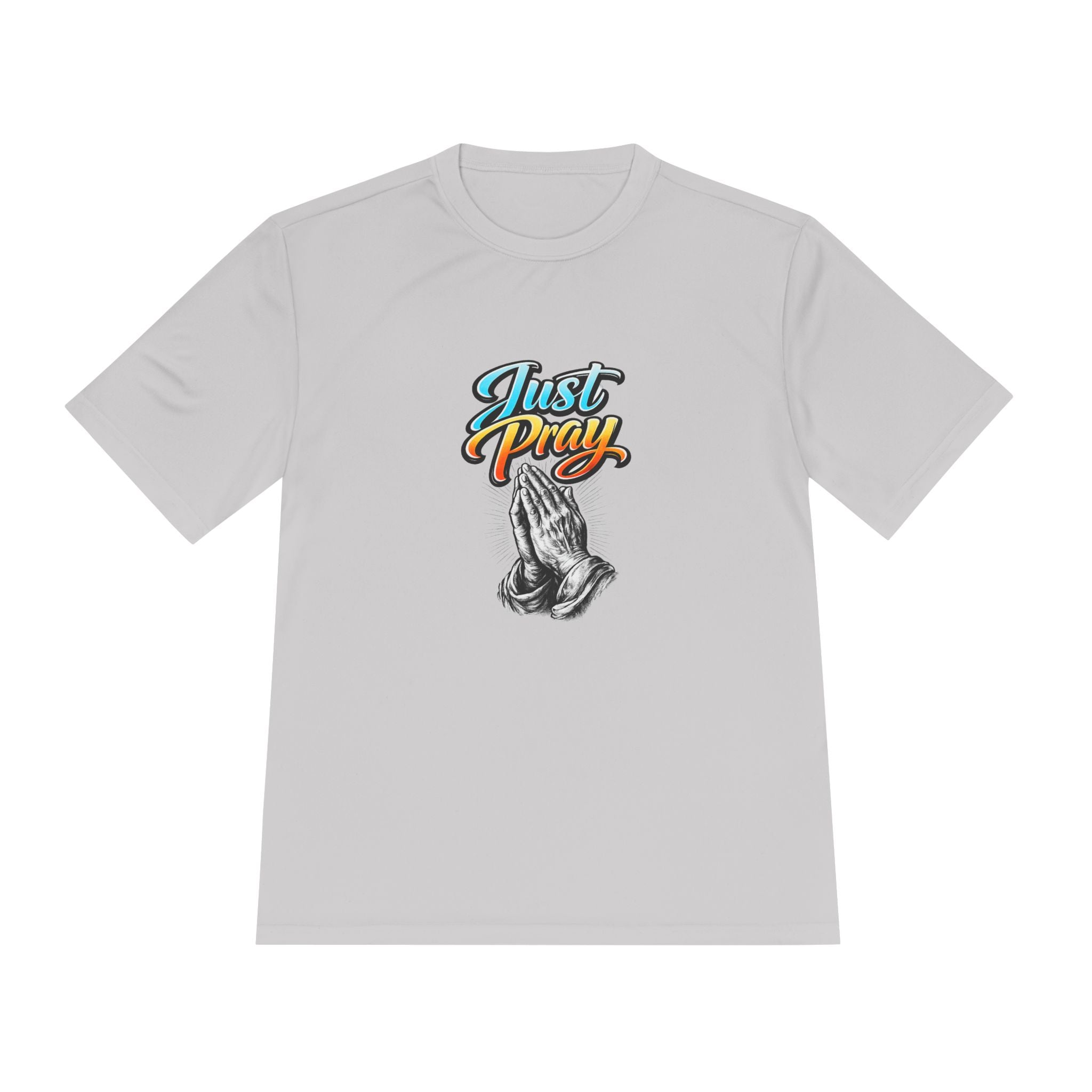 Just Pray Graphic Tee – Praying Hands Faith T-Shirt