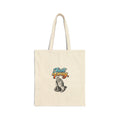 Praying Hands Tote Bag — "Just Pray" Cotton Canvas Religious Tote