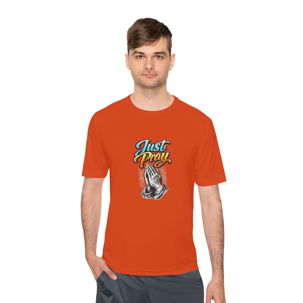 Just Pray Graphic Tee – Praying Hands Faith T-Shirt