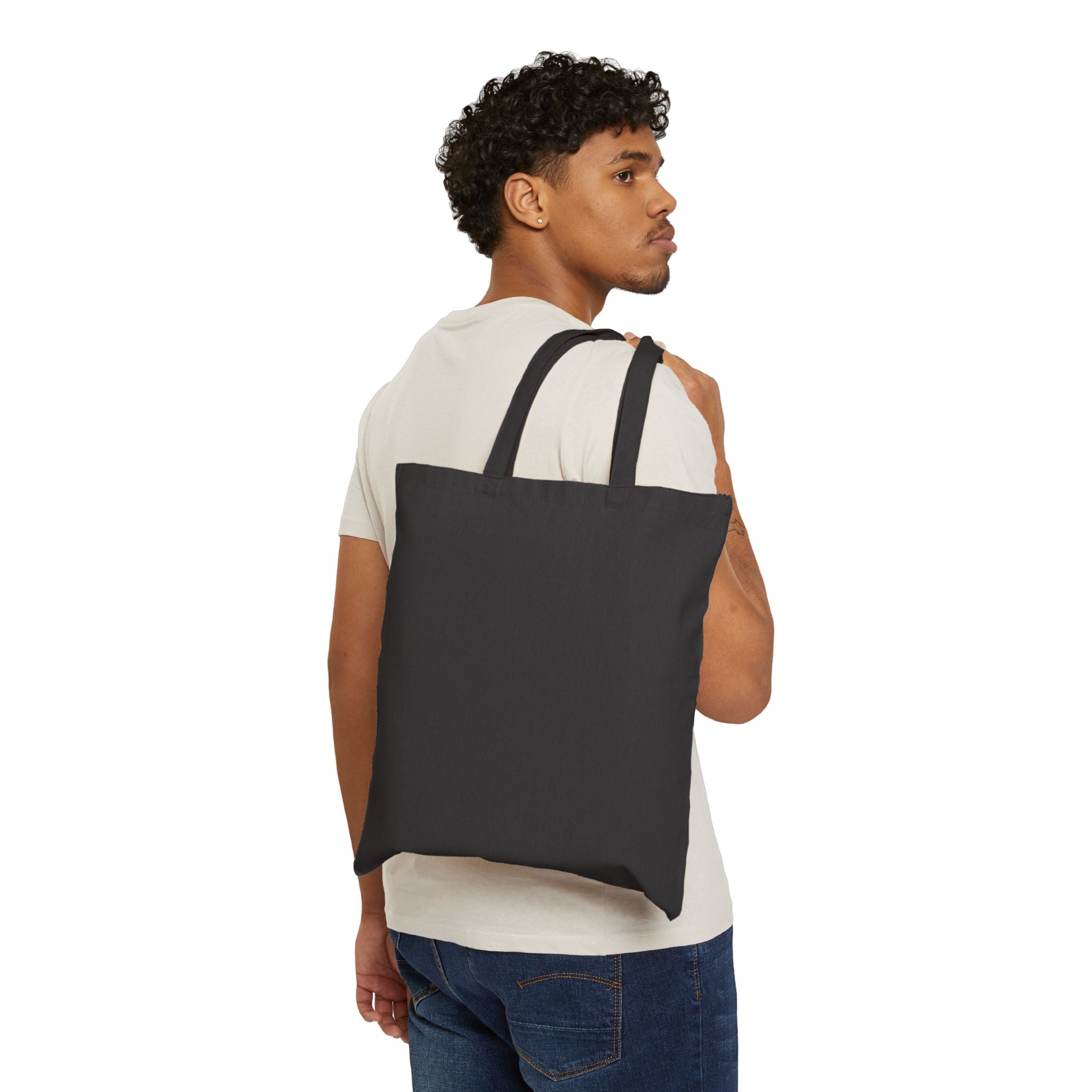 Jesus "Love One Another" Canvas Tote Bag — Christian Faith Grocery & Church Market Bag