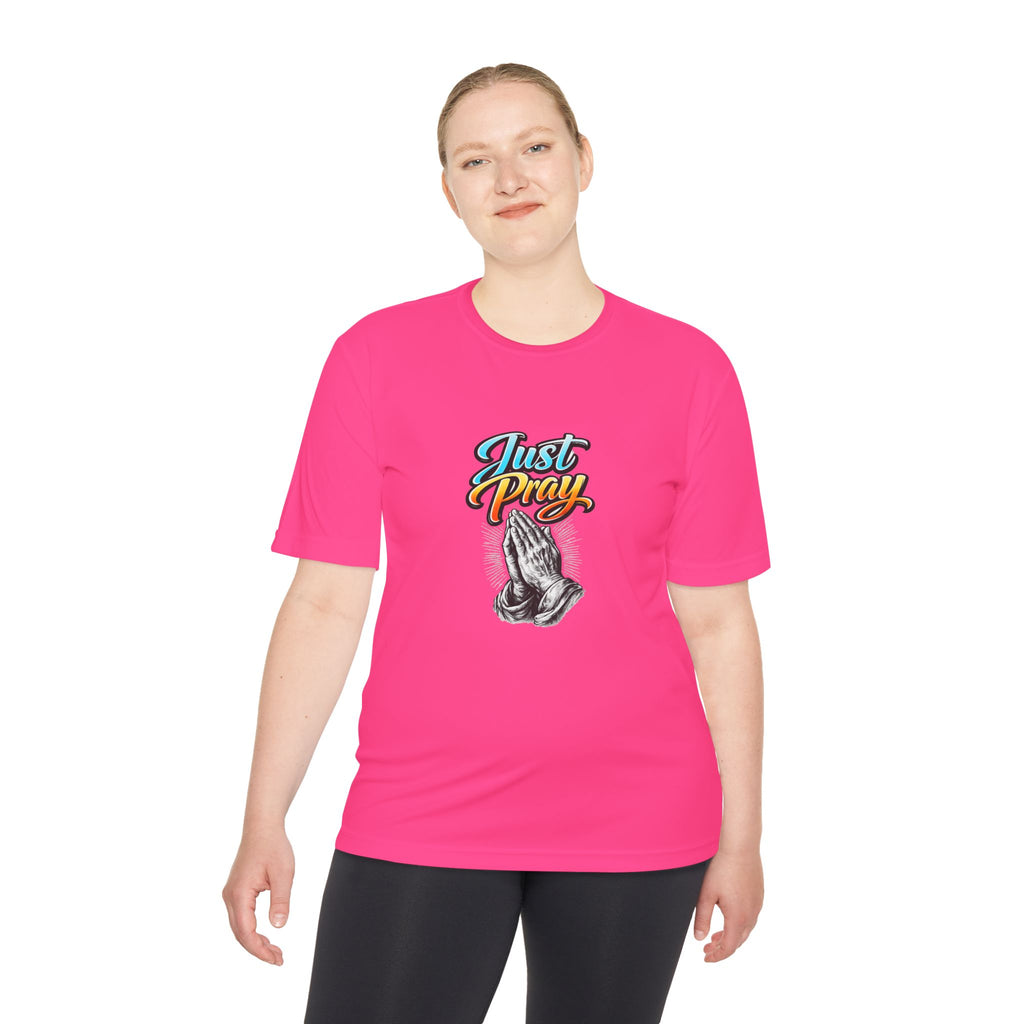 Just Pray Graphic Tee – Praying Hands Faith T-Shirt