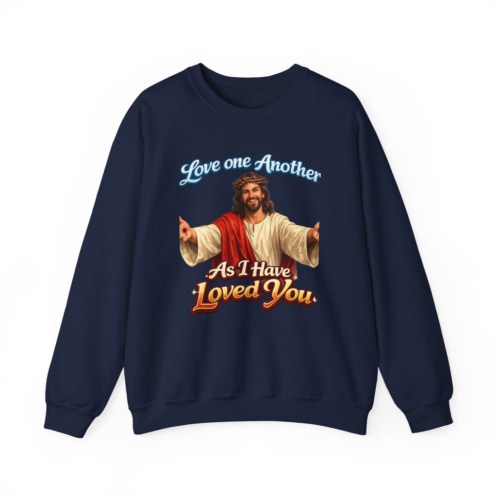 Jesus "Love One Another" Crewneck Sweatshirt