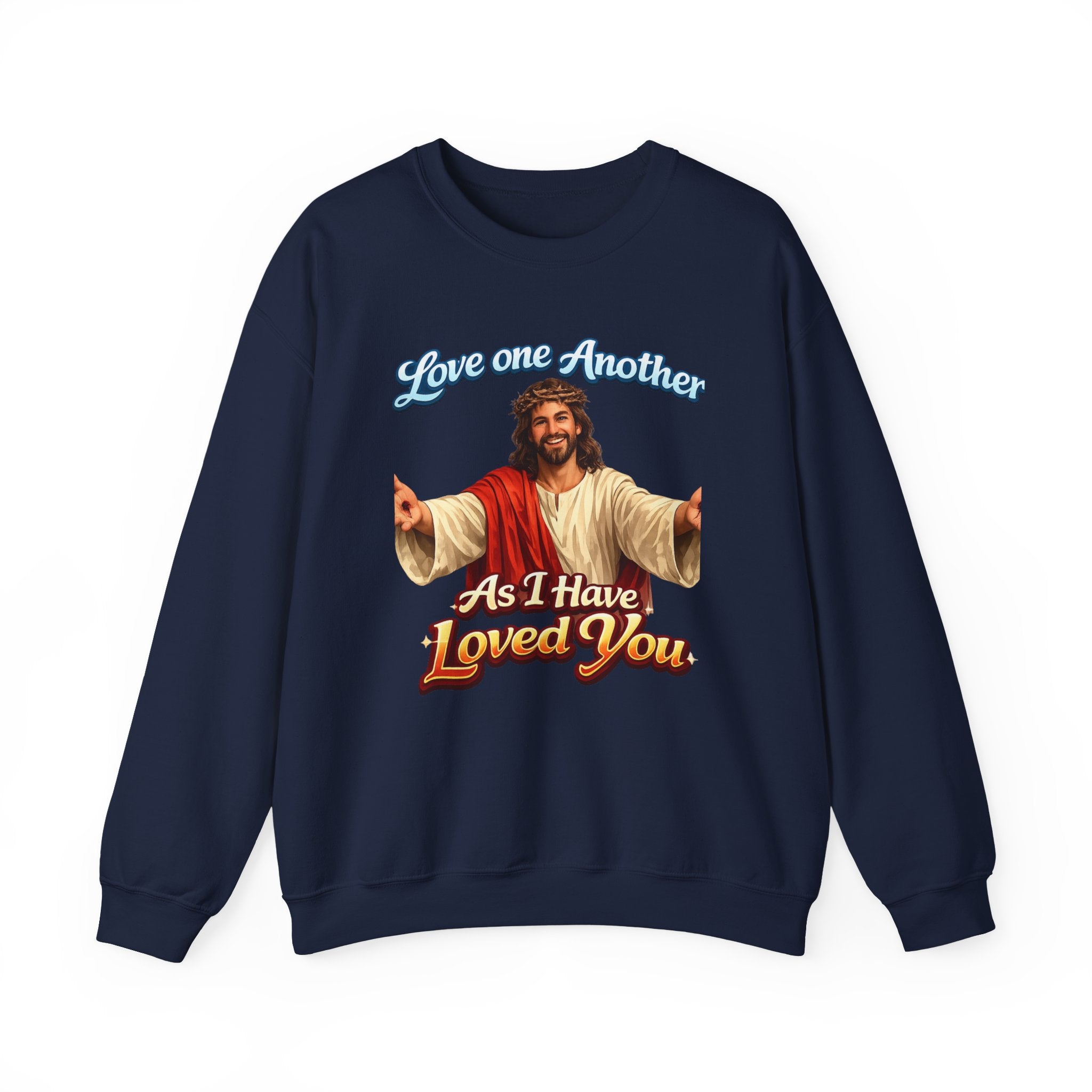 Jesus "Love One Another" Crewneck Sweatshirt