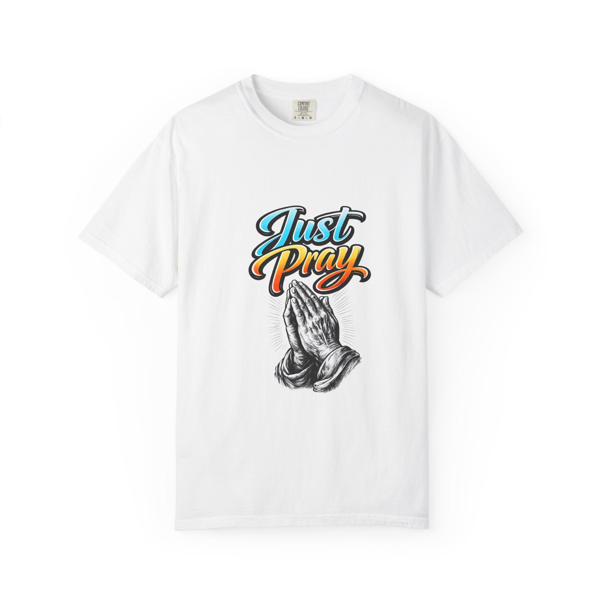 Just Pray T-Shirt — Praying Hands Graphic Tee