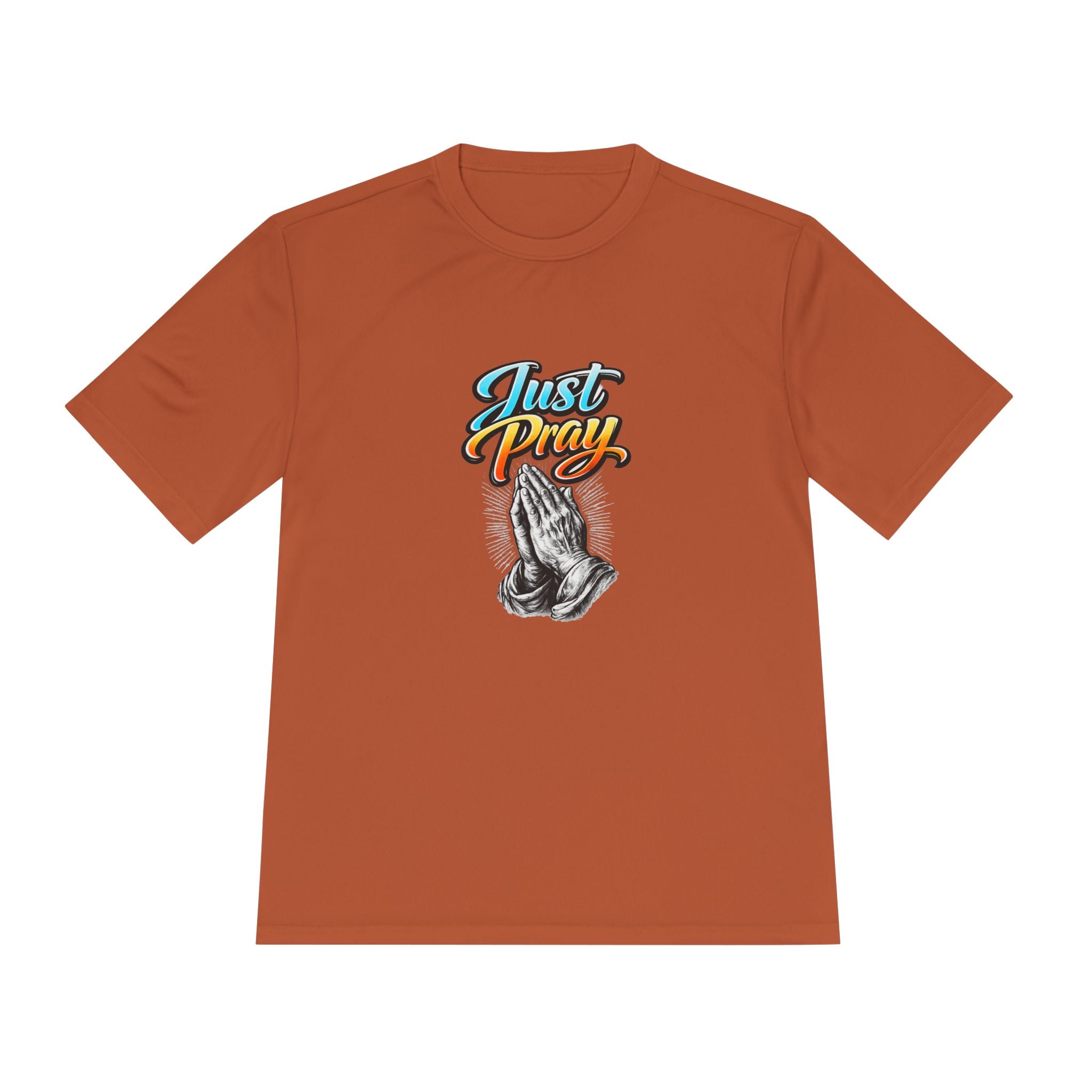 Just Pray Graphic Tee – Praying Hands Faith T-Shirt