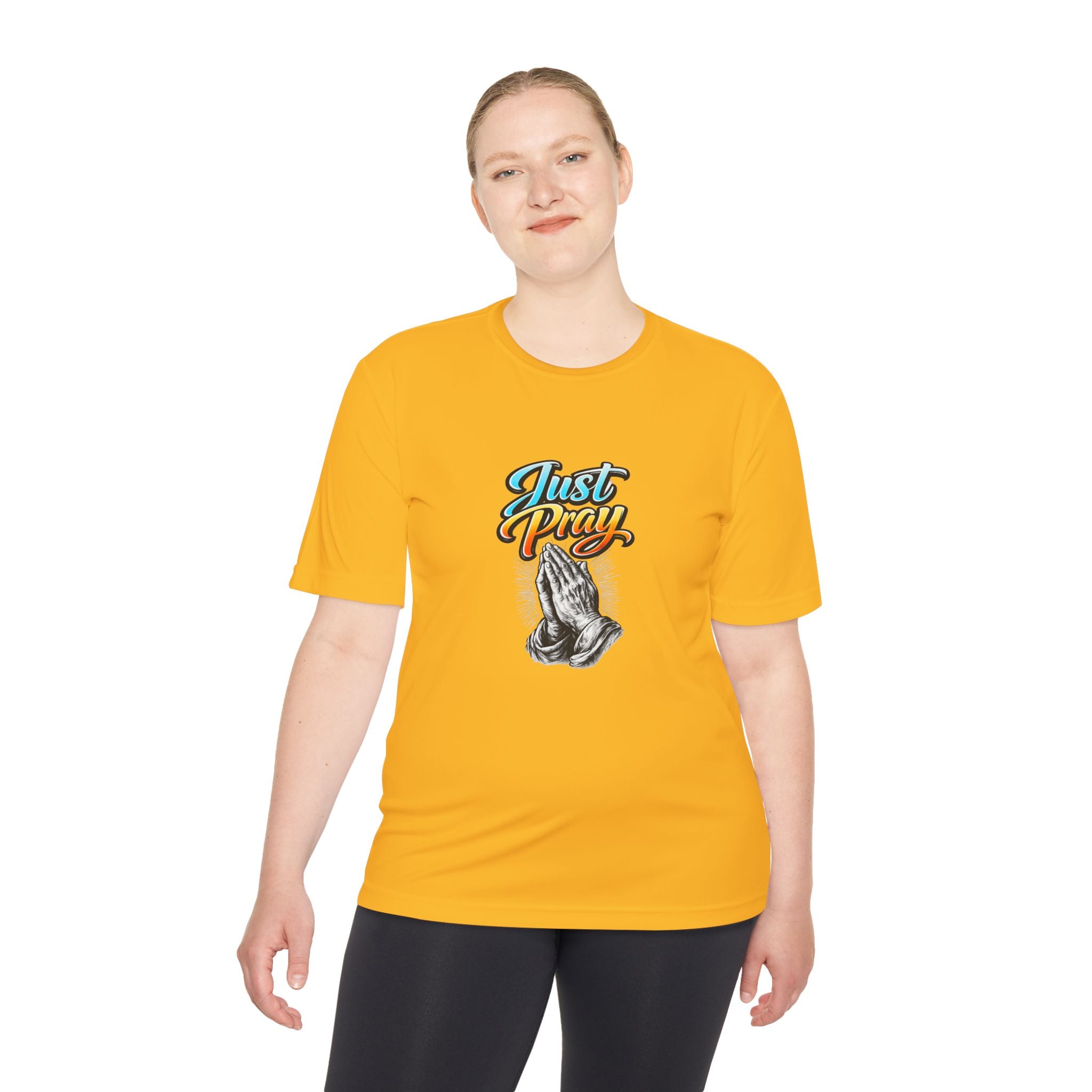 Just Pray Graphic Tee – Praying Hands Faith T-Shirt