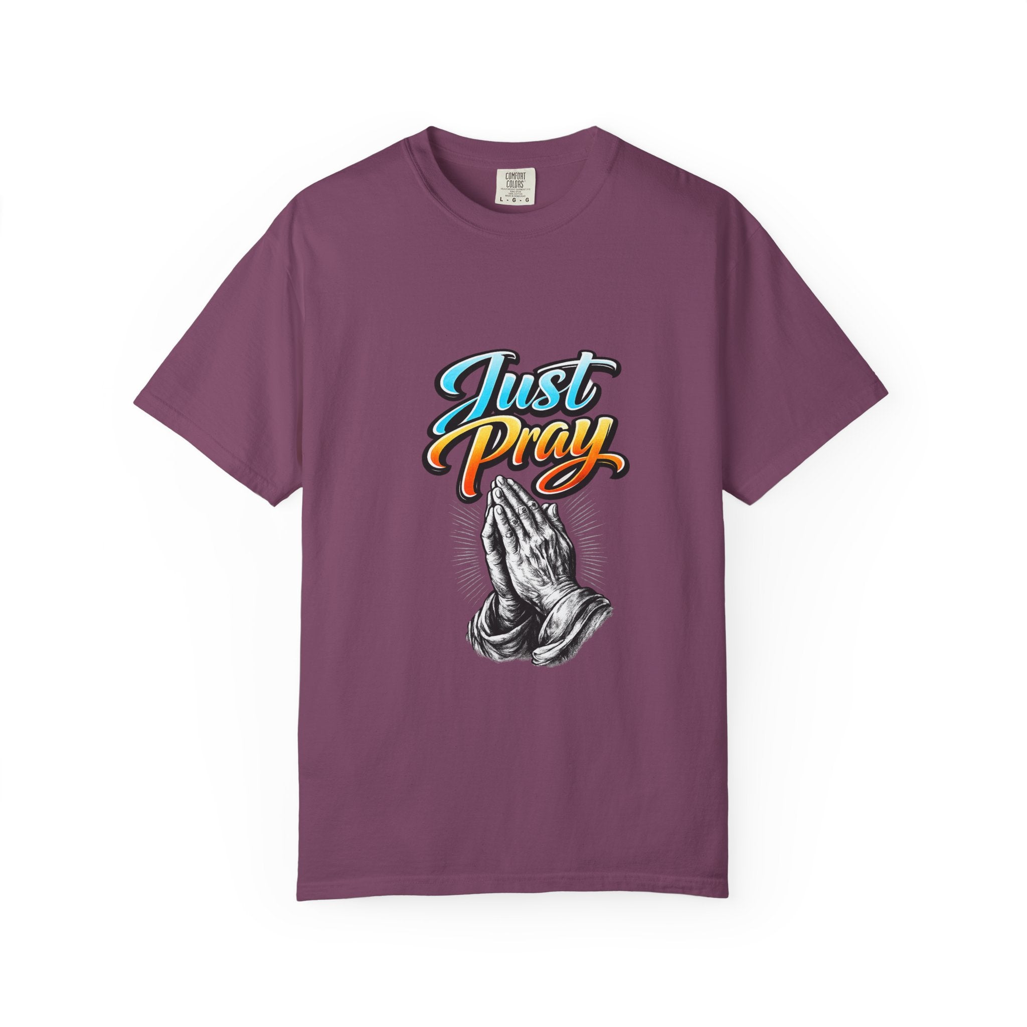 Just Pray T-Shirt — Praying Hands Graphic Tee